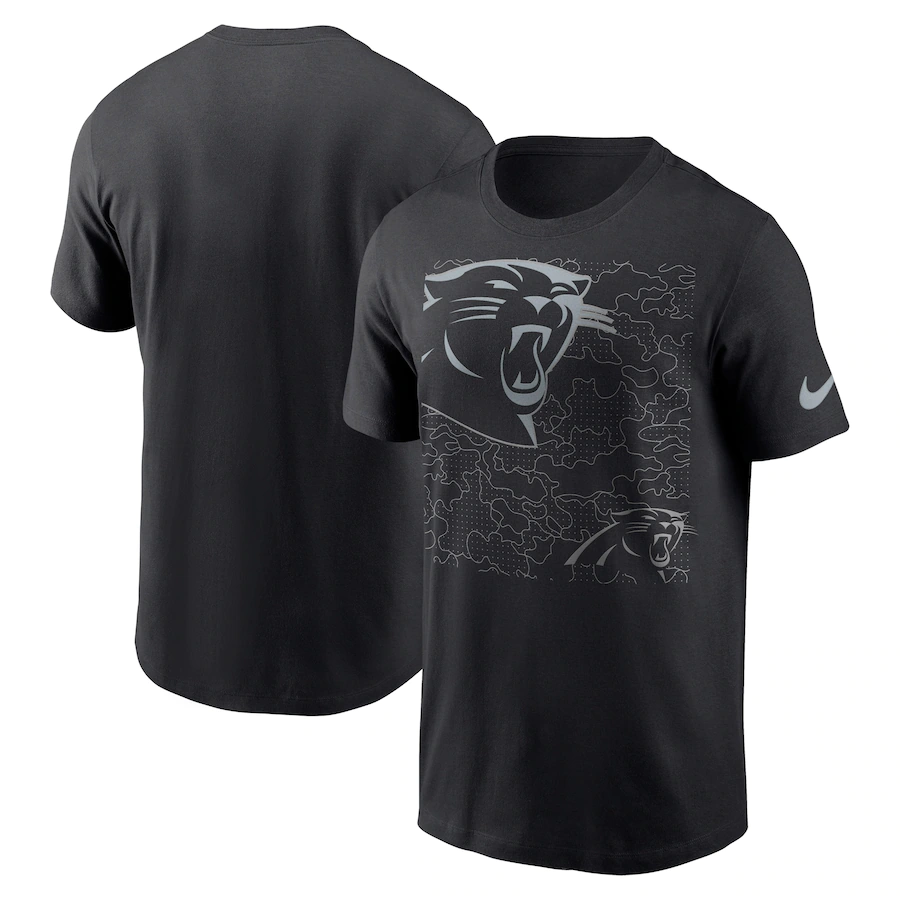 Men's Carolina Panthers Black T-Shirt